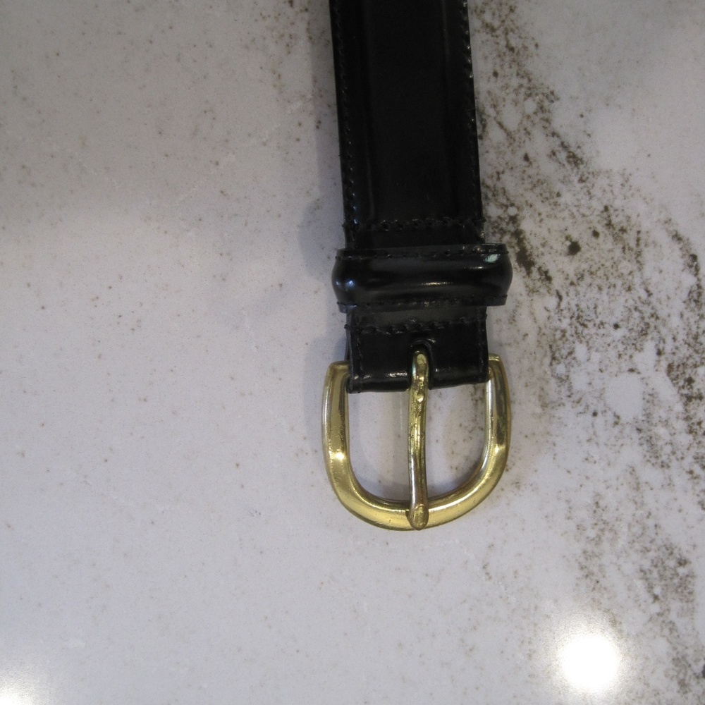 Coach black 34 inch belt style 3921